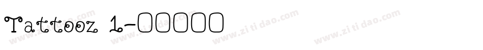 Tattooz 1字体转换